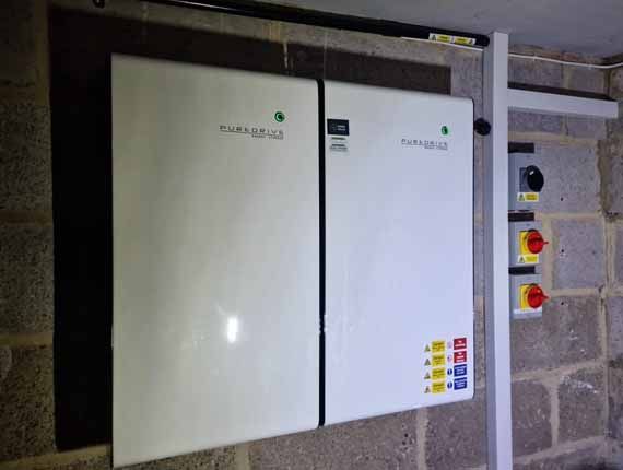 Puredrive Battery Installation