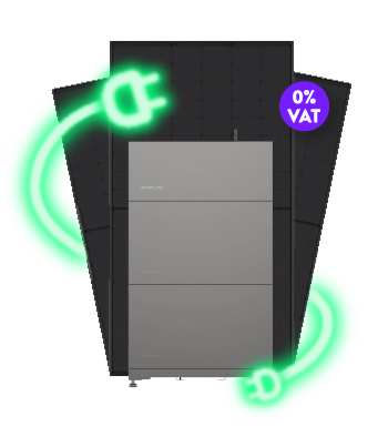 EcoFlow battery with Solar Panels
