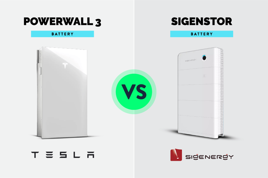 Tesla Powerwall 3 vs Sigenergy Battery