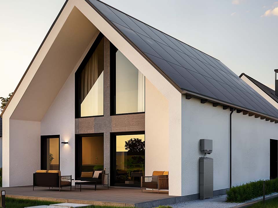 PowerOcean EcoFlow Battery Installation with Solar Panels