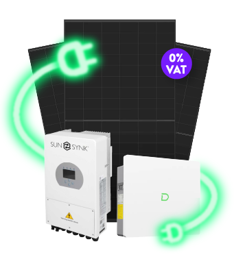 Solar panels with Dyness Battery UK
